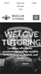 Mobile Screenshot of magellantutoring.com